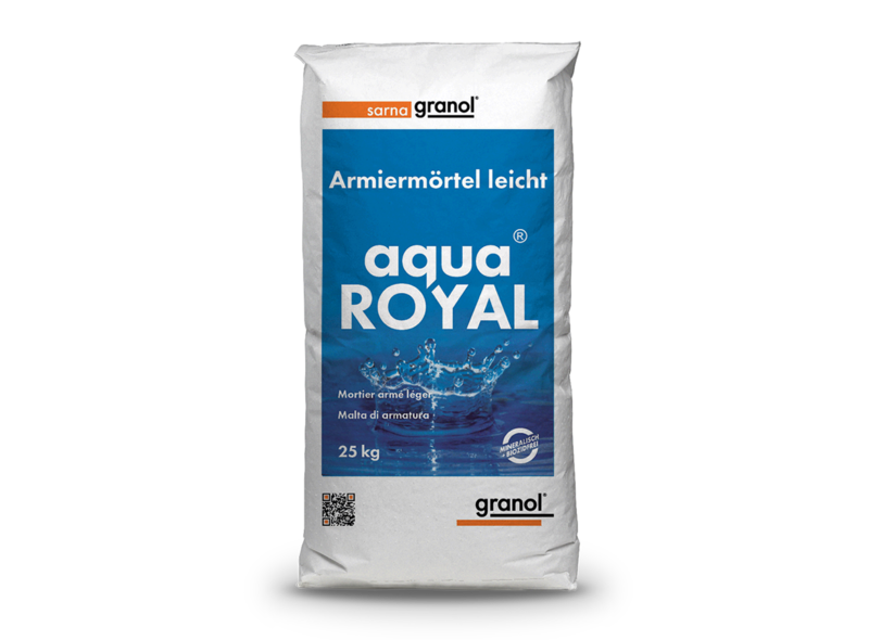 aquaROYAL mortier armé léger