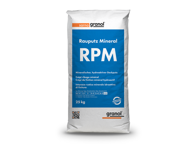 Crépi ribage minéral RPM